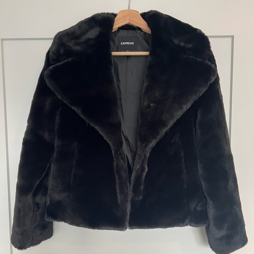 Express Jackets & coats | Express Faux Fur jacket